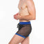 Go softwear Black and royal Frisky Short