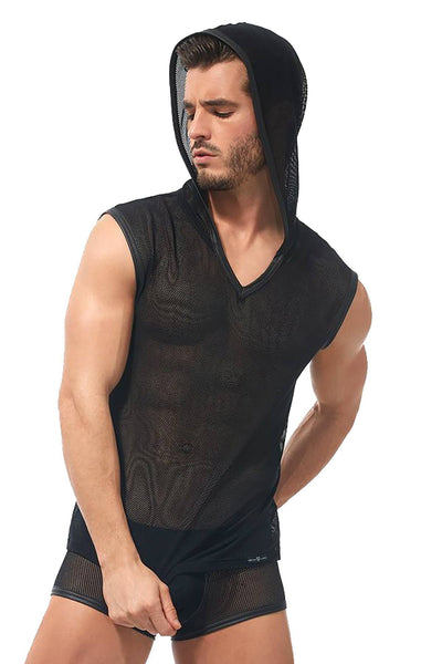 Gregg Homme Black Strap Muscle Shirt