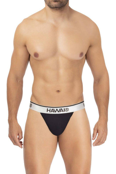 HAWAI Black 42337 Microfiber Jockstrap