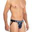 HAWAI Dark Blue 42167 Printed Microfiber Jockstrap