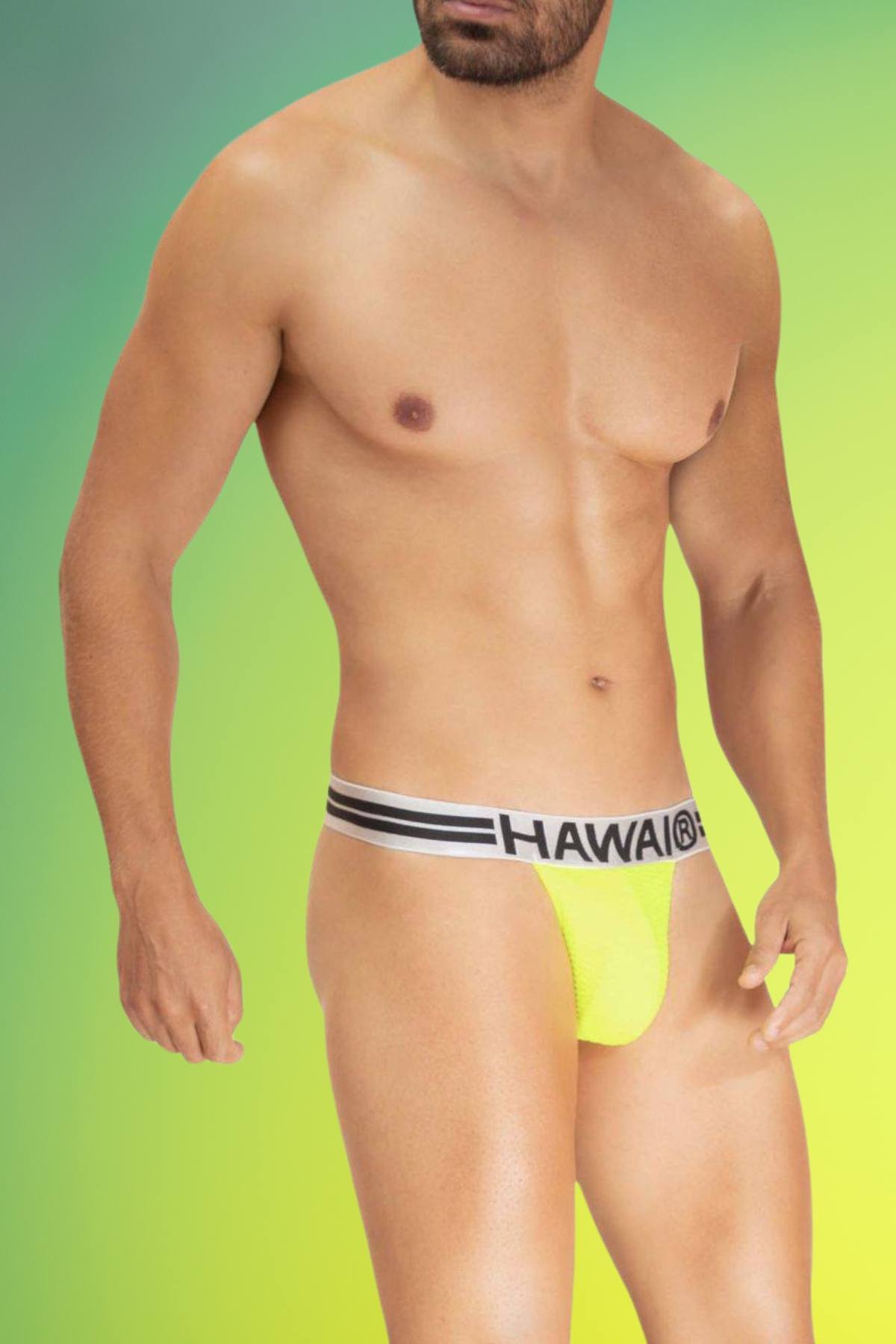 HAWAI Neon Green 42267 Microfiber Thong