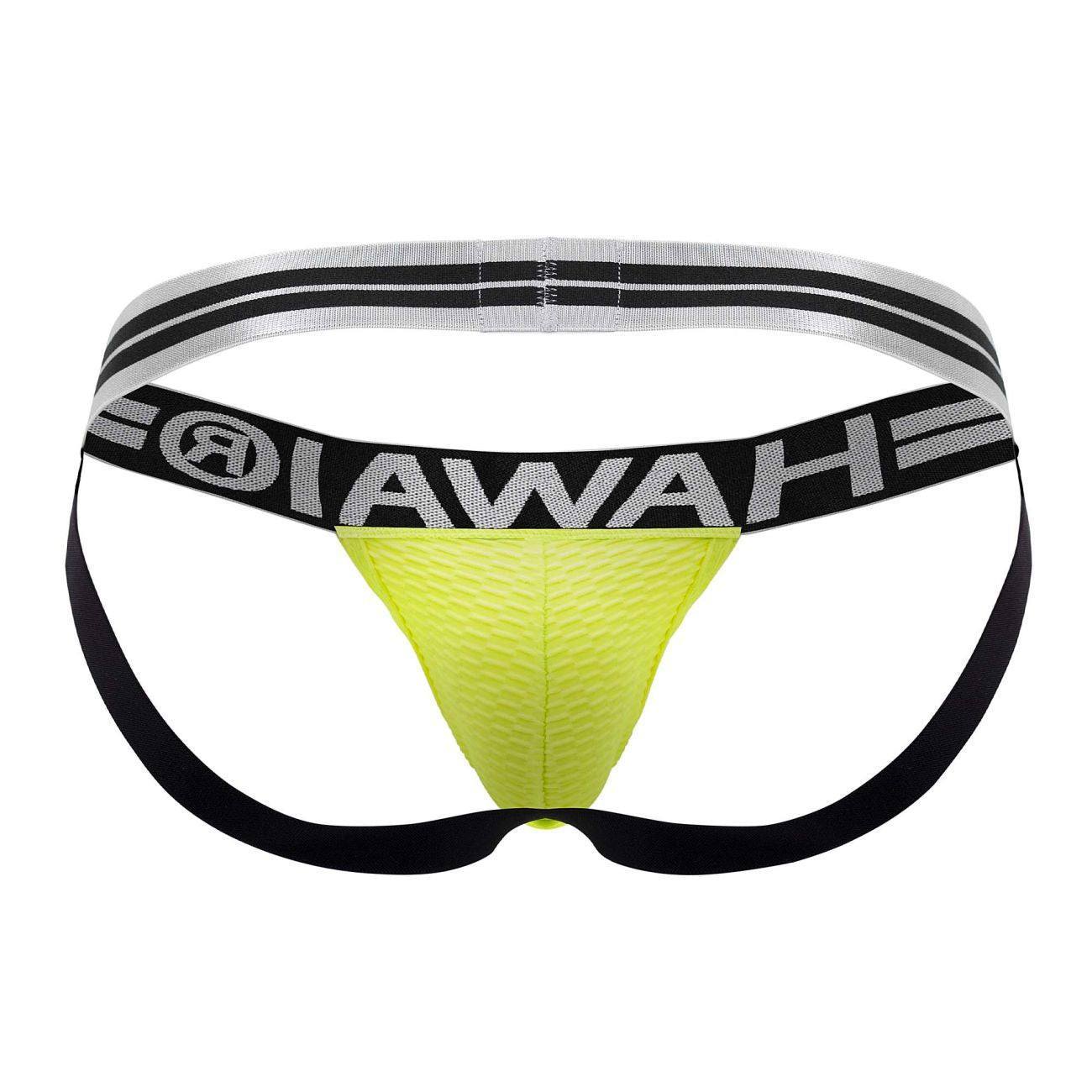 HAWAI Neon Green 42268 Microfiber Jockstrap