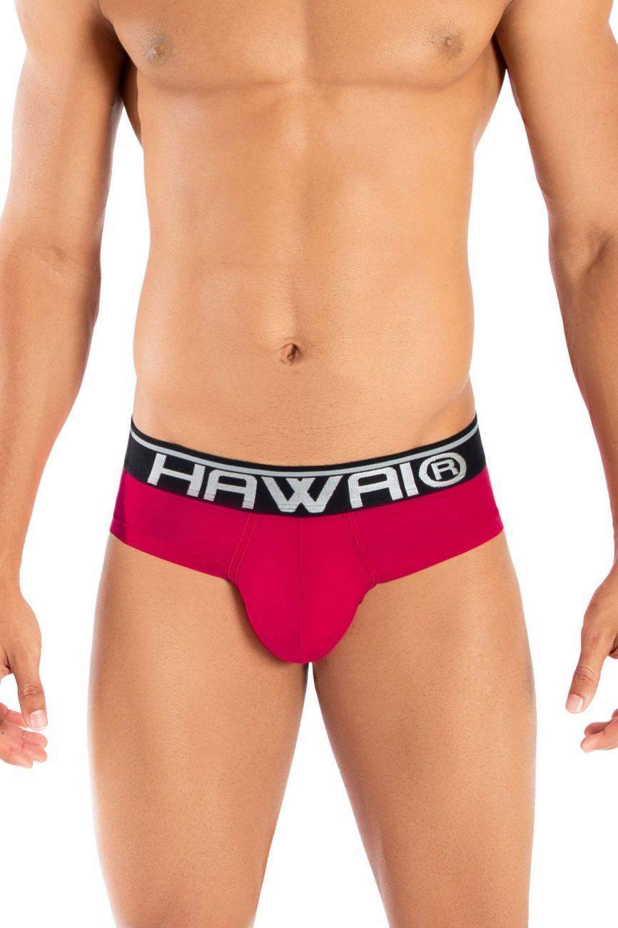 HAWAI Red 41945 Solid Hip Brief