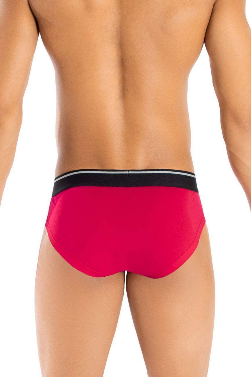 HAWAI Red 41945 Solid Hip Brief