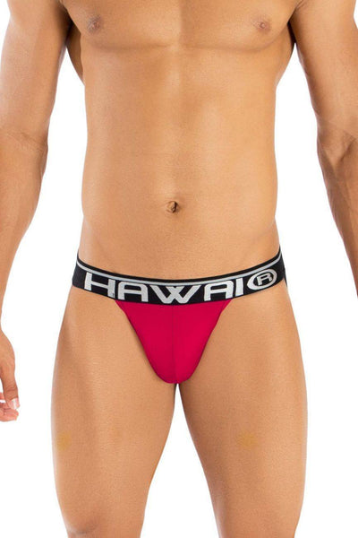 HAWAI Red 41946 Solid Athletic Jockstrap