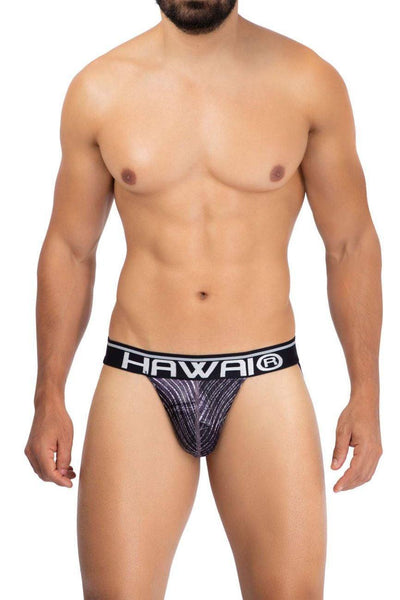 HAWAI Taupe 42168 Printed Microfiber Jockstrap