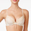 HEIDI By Heidi Klum Mesh/Lace Custom Lift Push-Up in Pristine/Toasted Almond