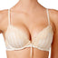 HEIDI By Heidi Klum Mesh/Lace Custom Lift Push-Up in Pristine/Toasted Almond