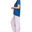 Hanes Wo 2pc Pajama Set Blue/sprin