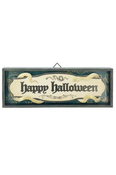 Happy Halloween Snake Wall Sign