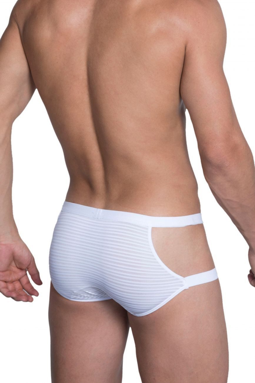 Hidden White 958 Open Side Brief