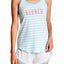 Honeydew Intimates Curacao-Stripe Brunch Beachin' Lounge Tank