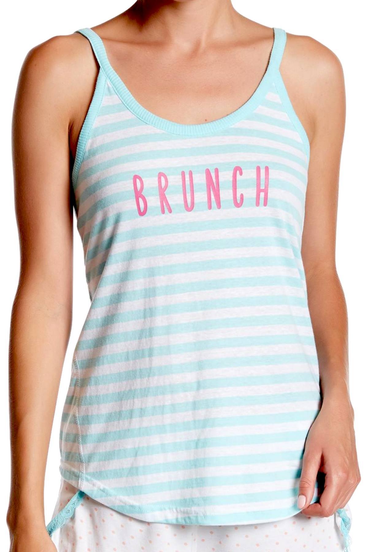 Honeydew Intimates Curacao-Stripe Brunch Beachin' Lounge Tank