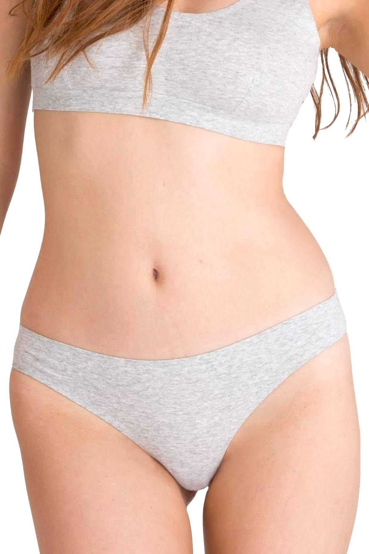 Honeydew Intimates Heather Grey Shay Thong