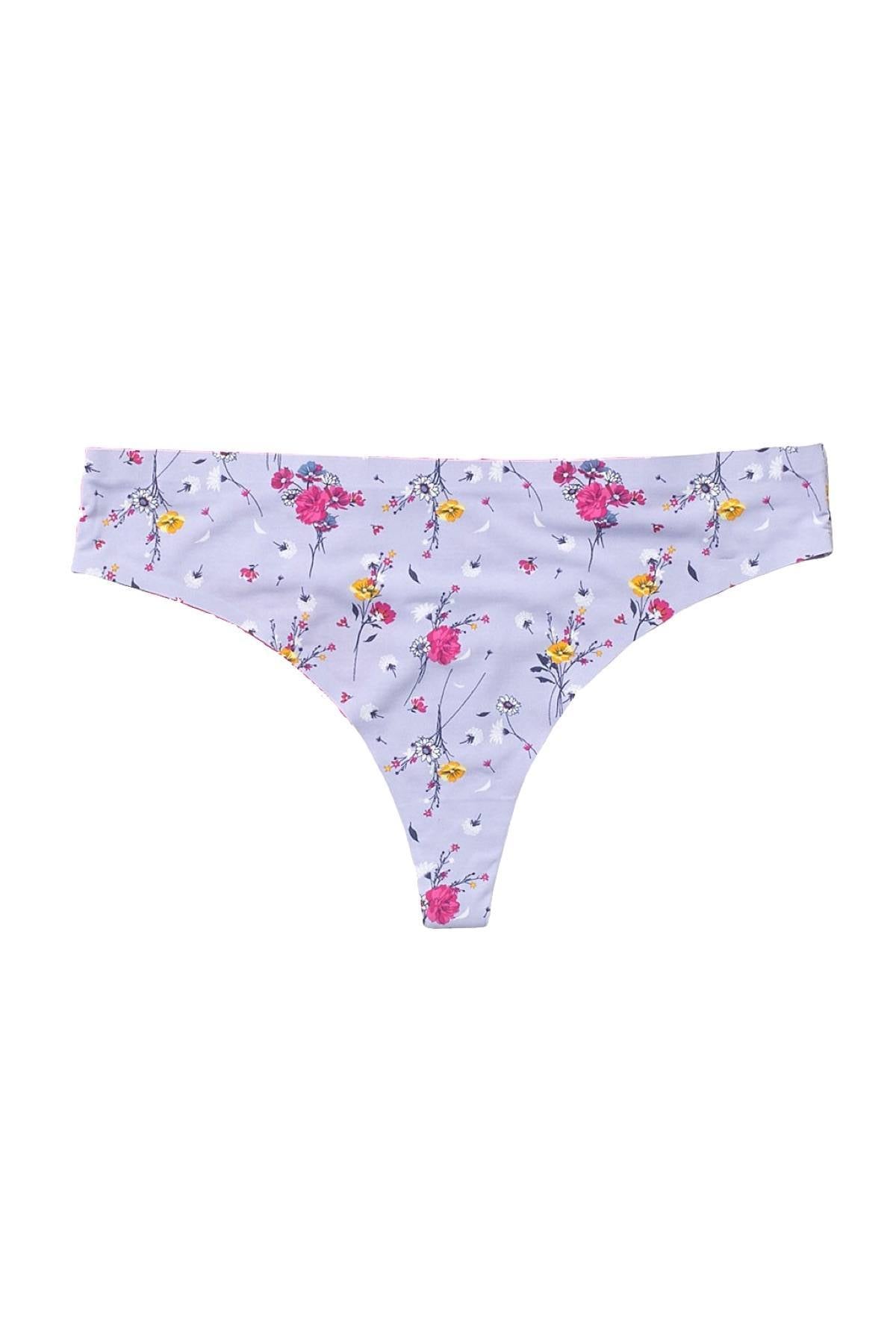 Honeydew Intimates Low Tide Floral Printed Skinz Thong