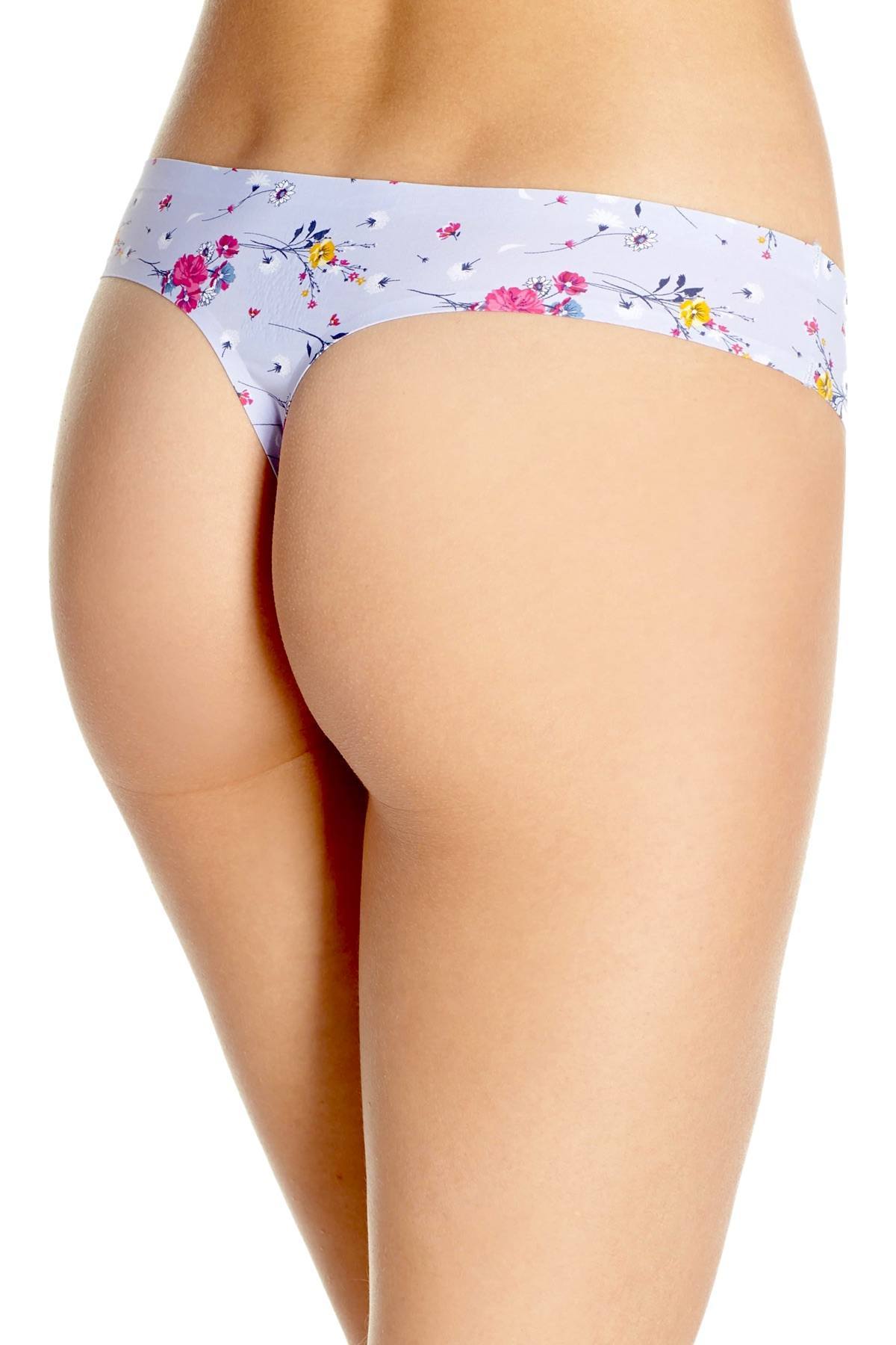 Honeydew Intimates Low Tide Floral Printed Skinz Thong