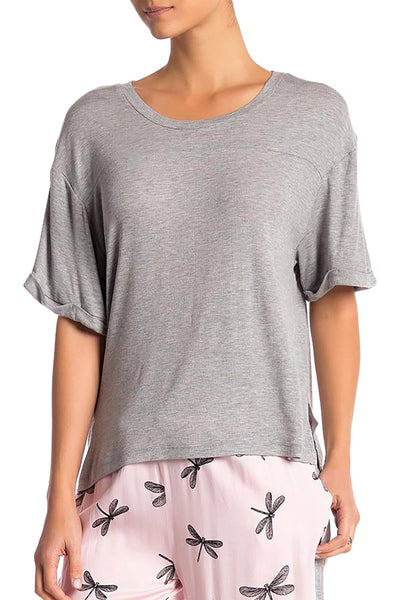 Honeydew Intimates Sake-Grey Breakaway Rib Lounge Tee