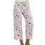 Hue Backyard Capri Pajama Pants Off White