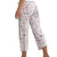 Hue Backyard Capri Pajama Pants Off White