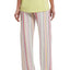 Hue Stripe Pajama Pants Off White