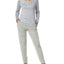 Hue Wo Ribbed Henley Pajama Set Sleet