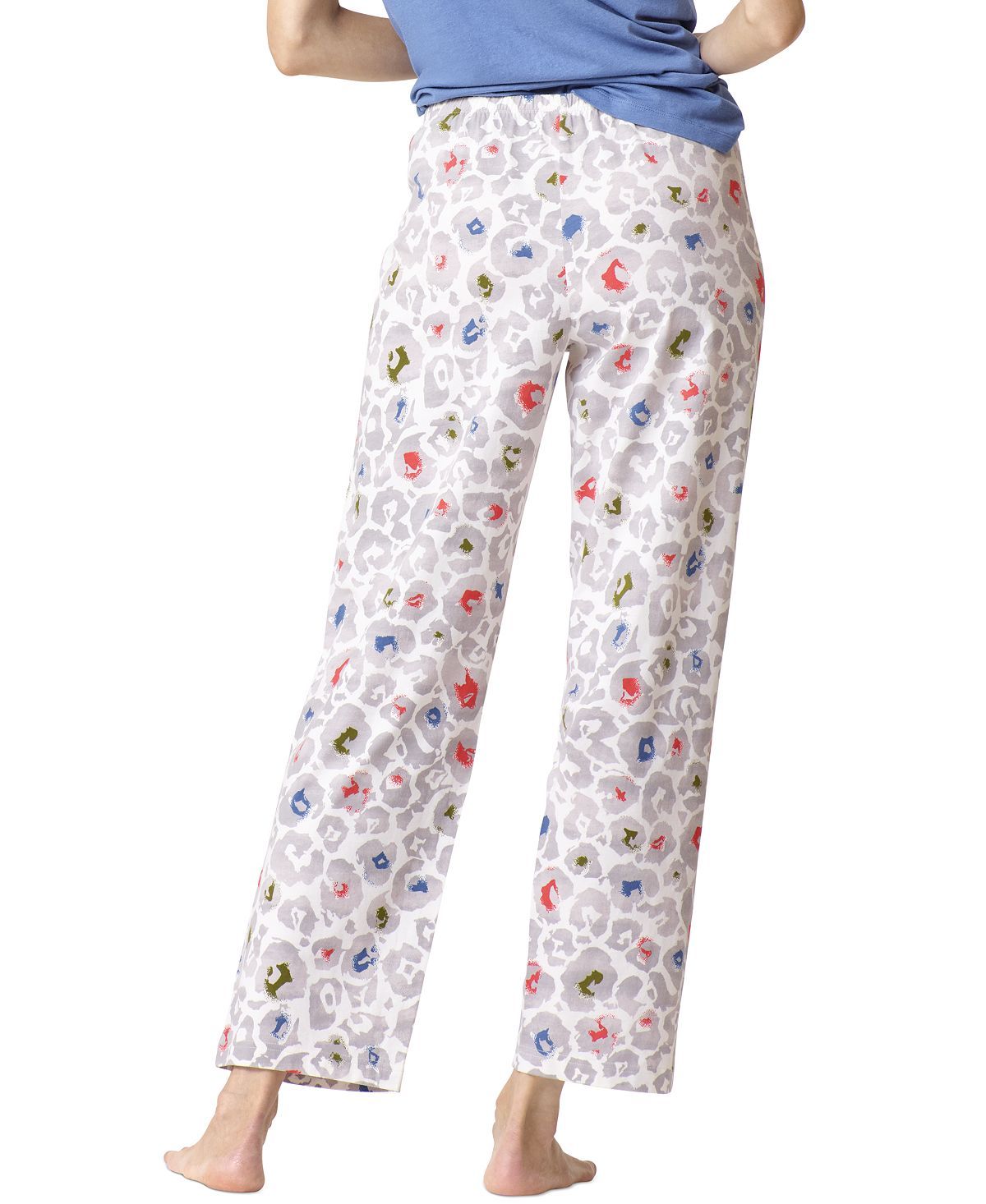 Hue animal Crunch Modern Classic Pj Pajama Pants Gardenia