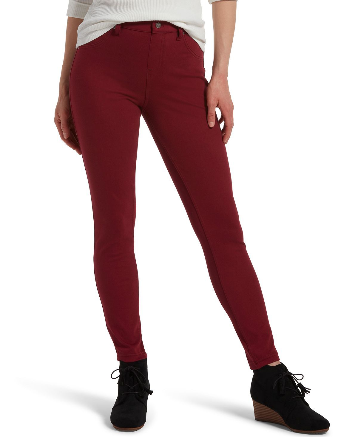 Hue high-waist Denim-look Leggings Sangria