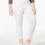 Hue wo Plus Capri Leggings White