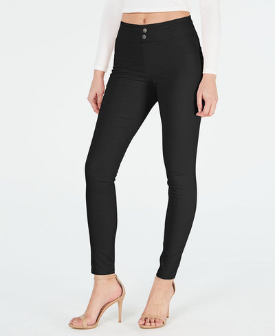 Hue women’s Original Smoothing Denim Leggings Created For Macy’s Black