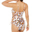 Hula Honey Juniors' Wild About You Printed Side-lace One-piece Swimsuit Leopard Multi