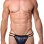 Hunk² Navy/Silver-Glitter Chaos Nova² Thong