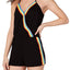 INC International Concepts Black Rainbow Pride Romper