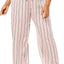 INC International Concepts PLUS Printed Pajama Pant in Blushing Stripe