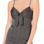 INC International Concepts Striped Satin Lounge Tank in Black