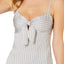 INC International Concepts Striped Satin Lounge Tank in White