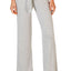 INC International Concepts Ultra Soft Knit Ruching Pajama Pant in Pearl Grey Heather