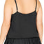 INC International Concepts Ultra Soft Ruffle Flounce Lounge Top in Deep Black