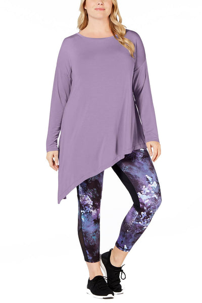 Ideology PLUS Lilac-Moon Modal Asymmetrical Top