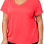 Ideology PLUS Tropical-Melon RapiDry Performance V-Neck Tee