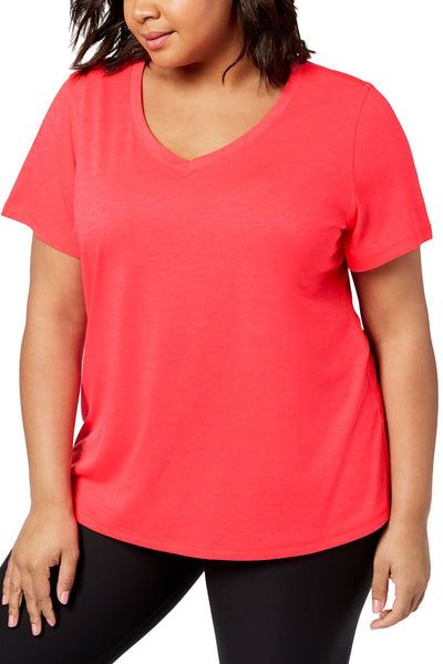 Ideology PLUS Tropical-Melon RapiDry Performance V-Neck Tee