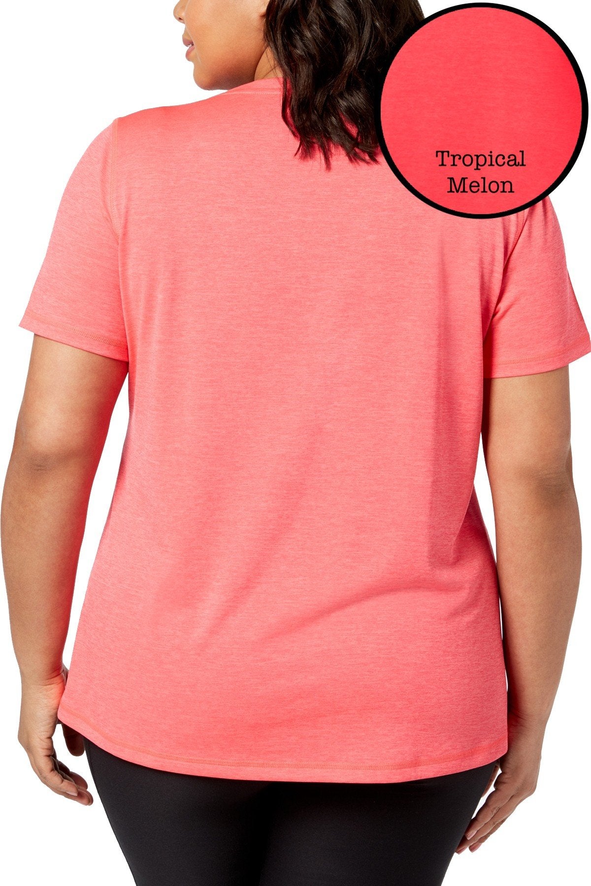 Ideology PLUS Tropical-Melon RapiDry Performance V-Neck Tee