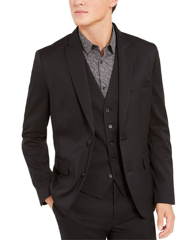 Inc International Concepts Inc Slim-fit Stretch Twill Blazer Deep Black