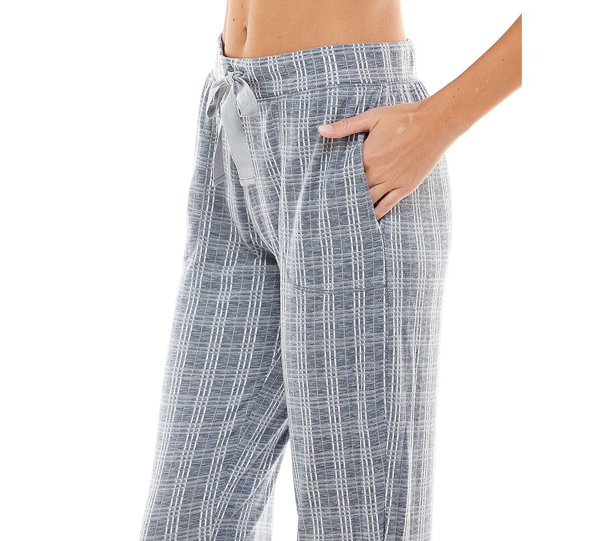 Jaclyn Intimates Whisper Luxe Jogger Pajama Pants British Plaid