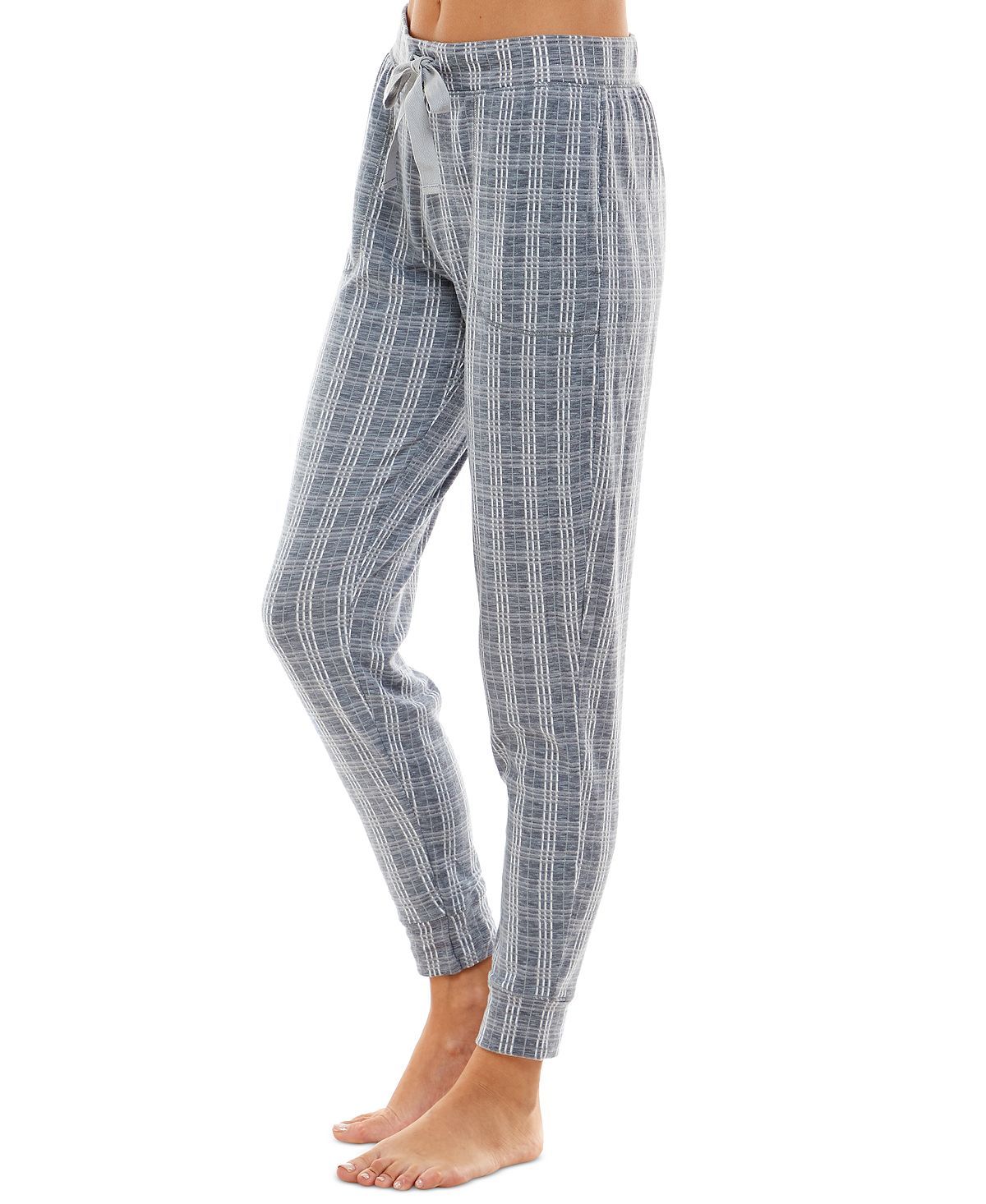 Jaclyn Intimates Whisper Luxe Jogger Pajama Pants British Plaid