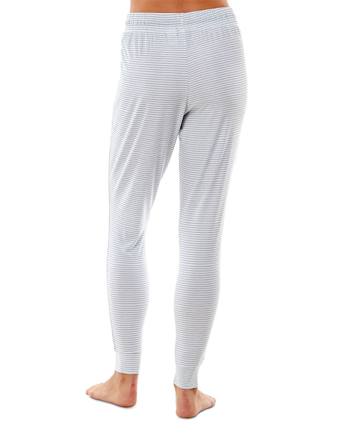 Jaclyn Intimates Yummy Jogger Pajama Pants Damsel White