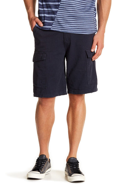 Jeffrey Banks Solid Navy Cargo Short