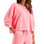 Jenni On Repeat Super Soft Crew Sleep Top Pink Fun