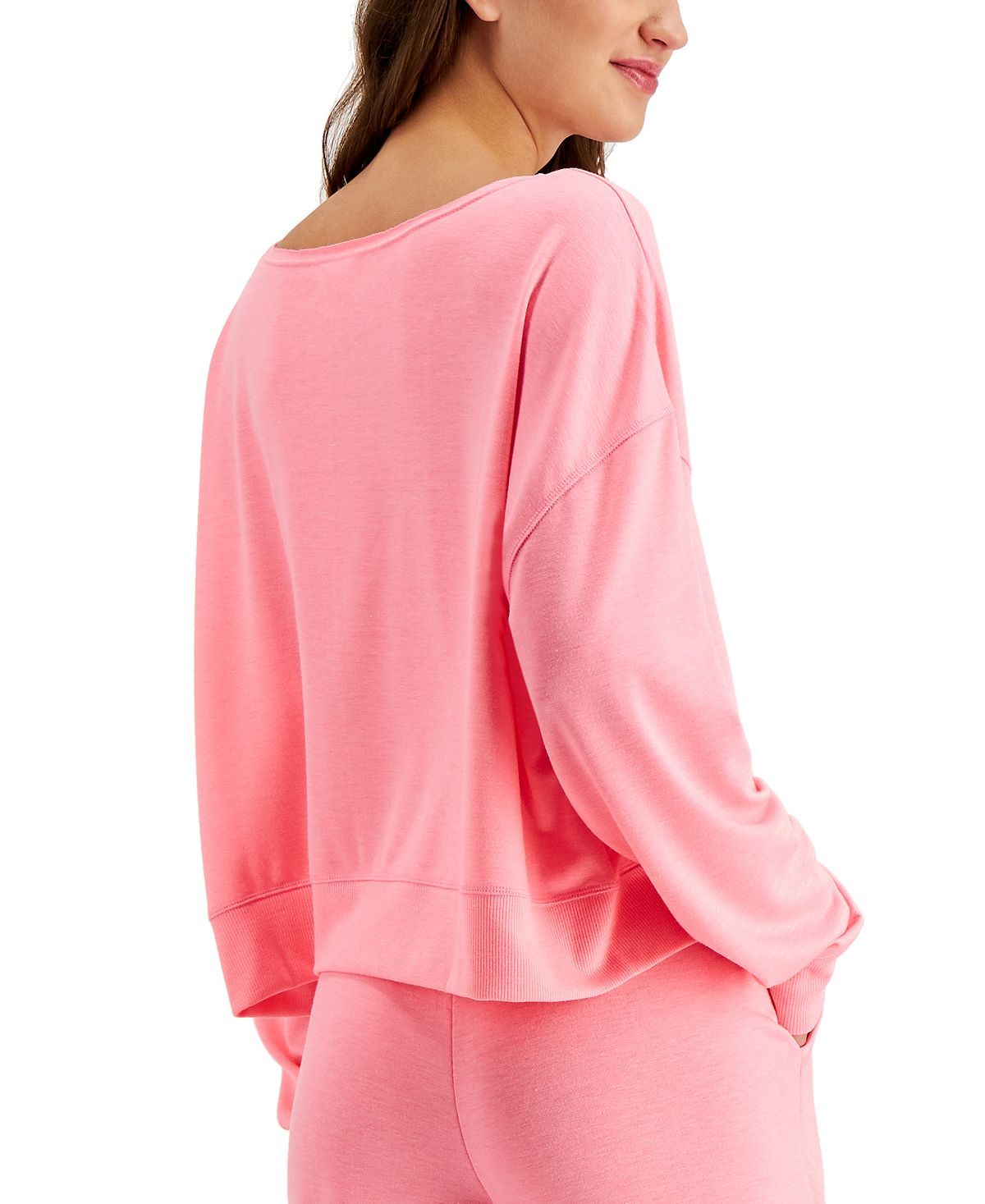 Jenni On Repeat Super Soft Crew Sleep Top Pink Fun