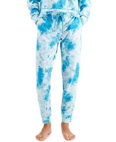 Jenni On Repeat Super Soft Sleep Jogger Blue Tiedye