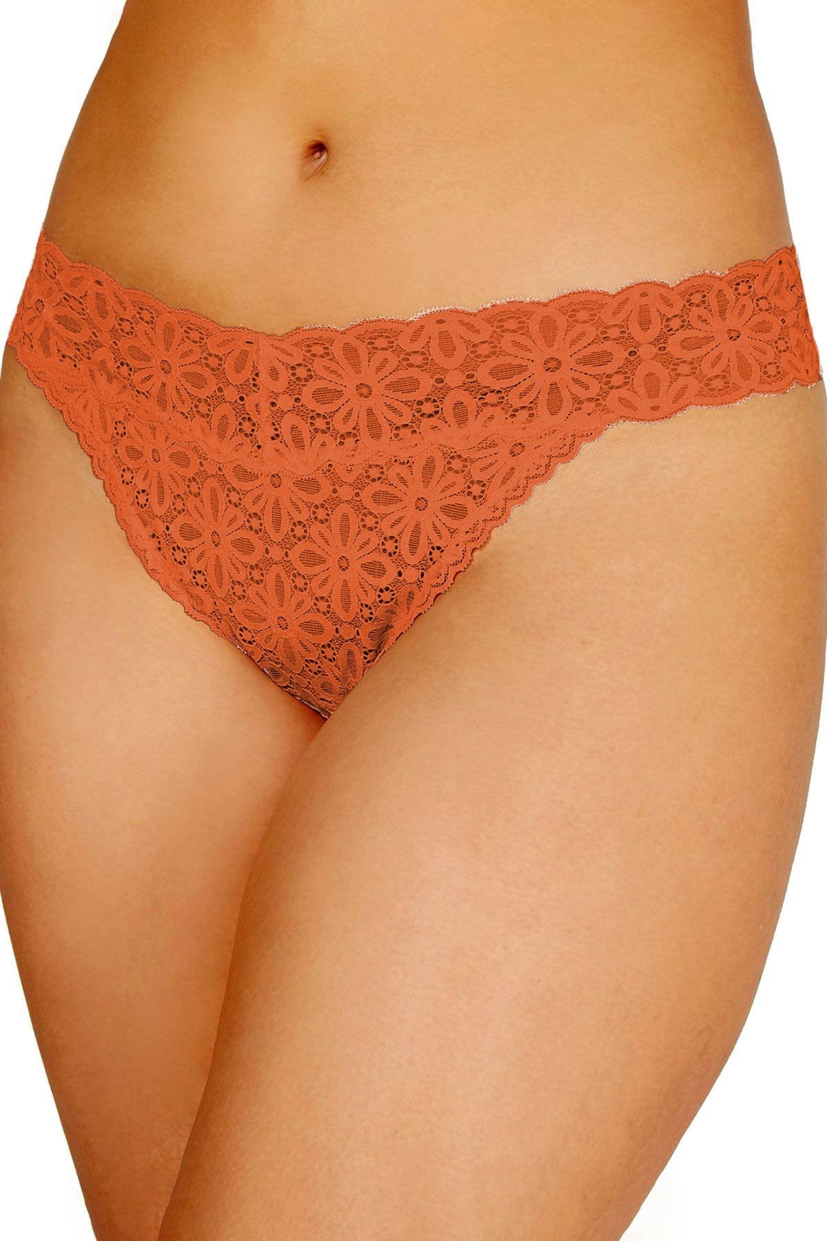 Jenni PLUS Lace Thong in Cayenne